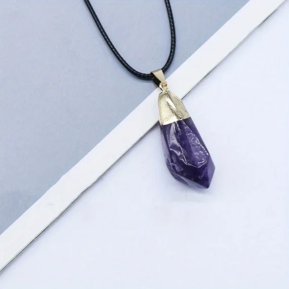 Collier en quartz naturel pour femme 5